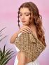 Tassel Decor Straw Bag