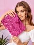 Tassel Decor Straw Bag
