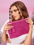 Tassel Decor Straw Bag