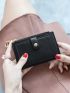 Minimalist Snap Button Card Holder
