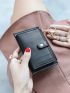 Minimalist Snap Button Card Holder