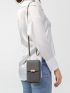 Metal Decor Phone Wallet