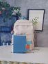 Release Buckle Decor Functional Backpack