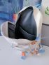 Release Buckle Decor Functional Backpack