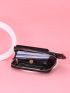 Letter Graphic Phone Wallet