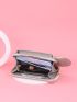 Letter Graphic Pocket Front Phone Wallet