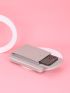 Letter Graphic Pocket Front Phone Wallet