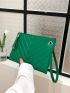 Tassel Decor Chevron Square Bag