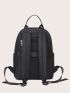 Minimalist Zipper Front Functional Backpack