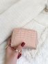 Crocodile Embossed Zip Around Card Holder