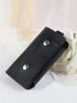 Button Decor Key Case