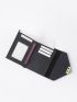 Metal Decor Small Wallet