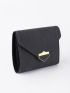 Metal Decor Small Wallet