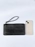 Stitch Detail Long Wallet