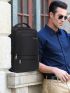 Men Letter Graphic Laptop Backpack