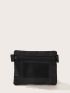 Hook-and-loop Fastener Detail Coin Purse