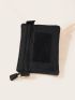 Hook-and-loop Fastener Detail Coin Purse