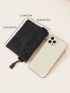 Hook-and-loop Fastener Detail Coin Purse