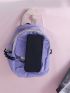 Mini Chain Decor Classic Backpack