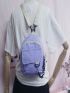 Mini Chain Decor Classic Backpack