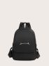 Geometric Decor Functional Backpack