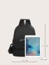 Geometric Decor Functional Backpack