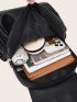 Multi Zip Flap Backpack