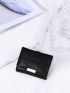 Metal Decor Small Wallet
