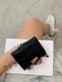 Metal Decor Small Wallet