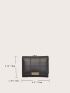 Metal Decor Small Wallet