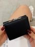 Metal Decor Small Wallet