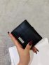 Metal Decor Small Wallet