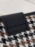 Houndstooth Pattern Small Wallet