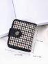 Houndstooth Pattern Small Wallet
