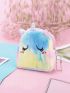 Tie Dye Unicorn Design Coin Purse