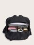 Letter Patch Pocket Front Backpack