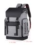 Letter Graphic Eyelet Buckle & Letter Patch Decor Flap Backpack