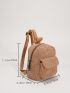 Mini Flap Pocket Front Corduroy Classic Backpack