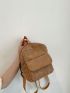 Mini Flap Pocket Front Corduroy Classic Backpack