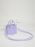 Mini Stitch Detail Square Bag