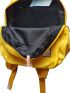 Patch Decor Colorblock Functional Backpack