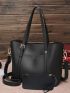 Minimalist Tote Bag With Purse