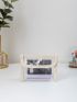 Clear Contrast Binding Coin Purse