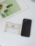 Clear Contrast Binding Coin Purse