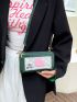 Crocodile Embossed Touch Screen Phone Wallet