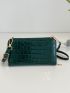 Crocodile Embossed Touch Screen Phone Wallet