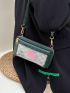 Crocodile Embossed Touch Screen Phone Wallet