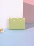 Ditsy Floral Print Patch Detail Small Wallet