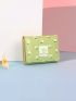Ditsy Floral Print Patch Detail Small Wallet