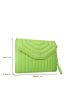 Chevron Pattern Flap Square Bag